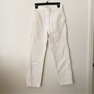 Madewell Two-Toned Carpenter Workwear Vintage Perfect Straight Jeans